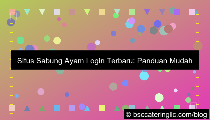 ilustrasi situs sabung ayam login terbaru