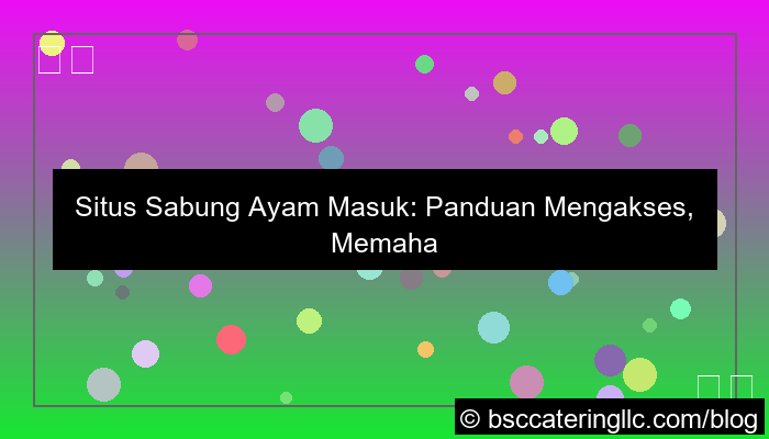 ilustrasi situs sabung ayam masuk