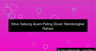 situs sabung ayam paling dicari