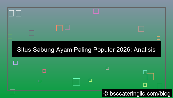 visual situs sabung ayam paling populer 2026
