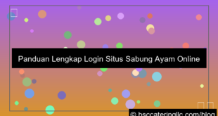 ilustrasi situs sabung ayam panduan login