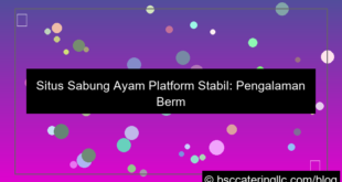 situs sabung ayam platform stabil