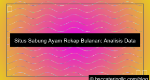 situs sabung ayam rekap bulanan