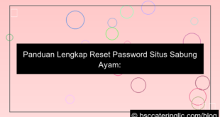situs sabung ayam reset password
