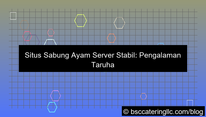 situs sabung ayam server stabil