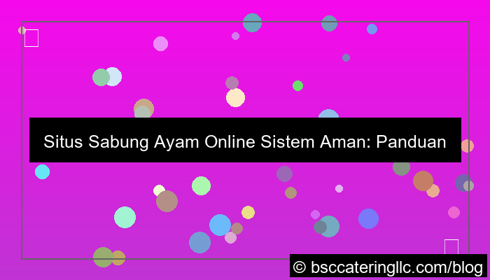 situs sabung ayam sistem aman