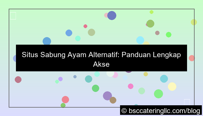 desain situs sabung ayam situs alternatif