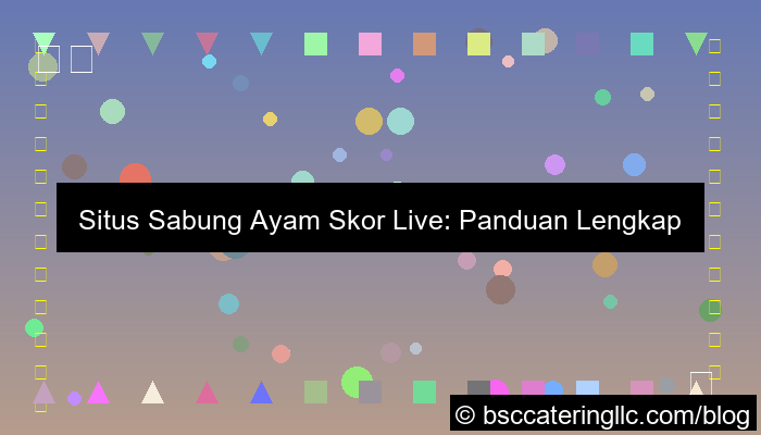 situs sabung ayam skor live