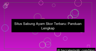 desain situs sabung ayam skor terbaru