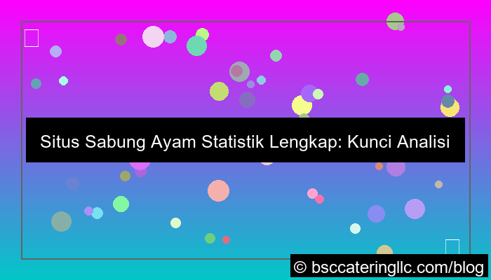 situs sabung ayam statistik lengkap