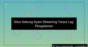 desain situs sabung ayam streaming tanpa lag