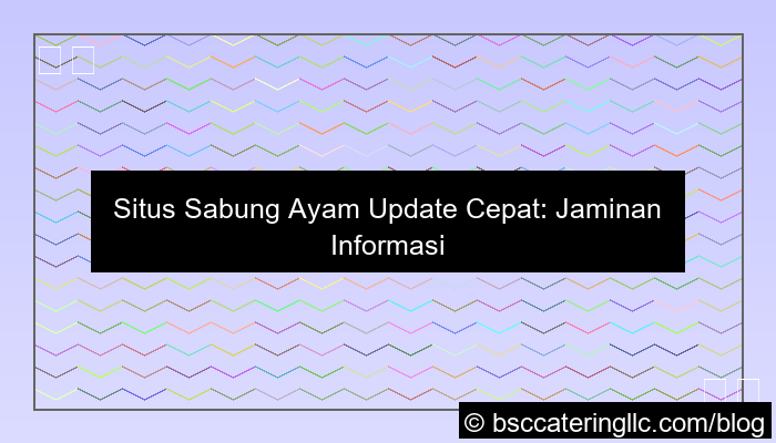 situs sabung ayam update cepat