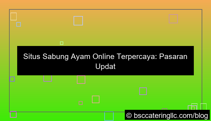 situs sabung ayam update pasaran