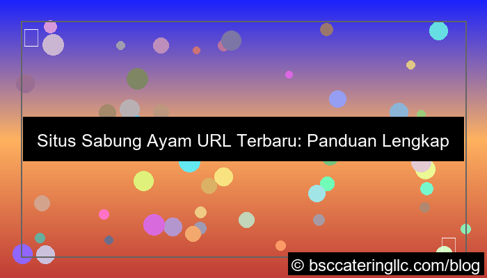 situs sabung ayam url terbaru