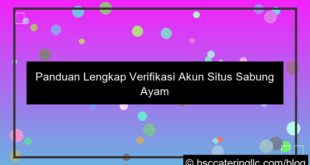 situs sabung ayam verifikasi akun