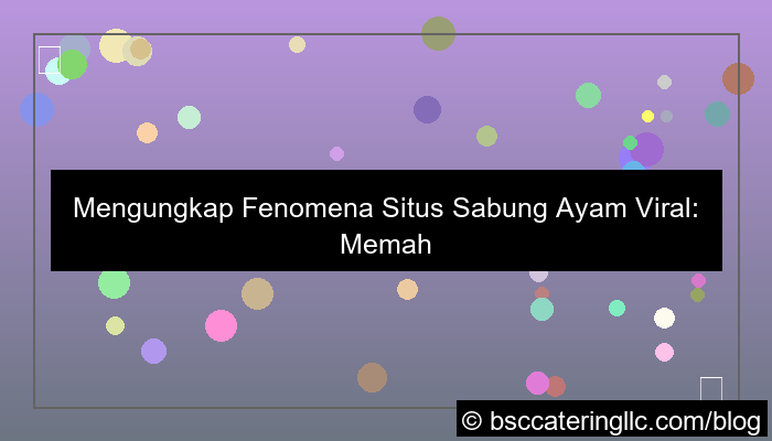 desain situs sabung ayam viral