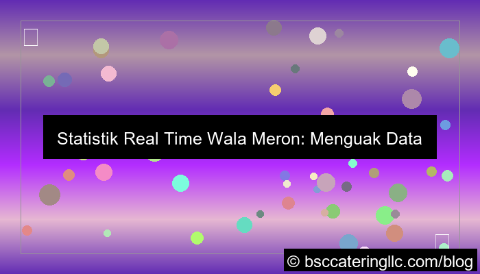 statistik real time wala meron