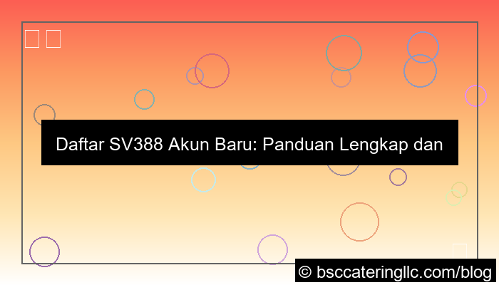 ilustrasi sv388 akun baru