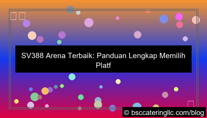 sv388 arena terbaik