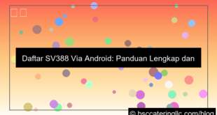 grafik sv388 daftar via android