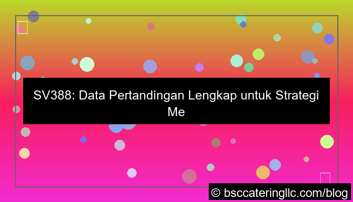 gambar sv388 data pertandingan