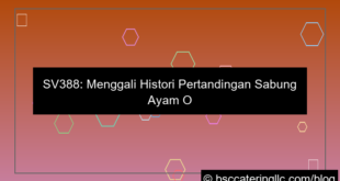 grafik sv388 histori pertandingan