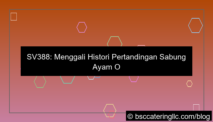 grafik sv388 histori pertandingan