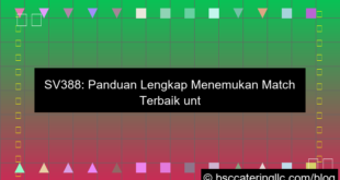 sv388 match terbaik