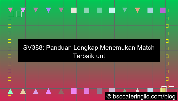 sv388 match terbaik