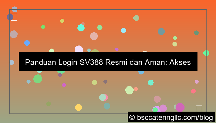 visual sv388 panduan login