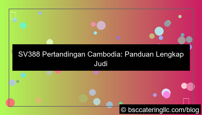 grafik sv388 pertandingan cambodia