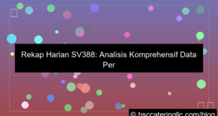 sv388 rekap harian