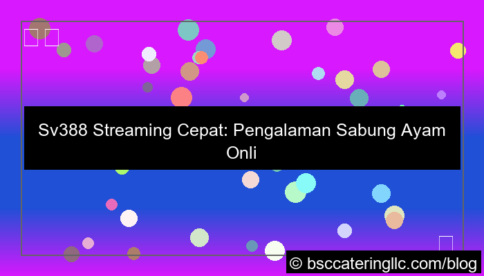 visual sv388 streaming cepat