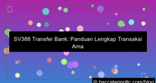 ilustrasi sv388 transfer bank