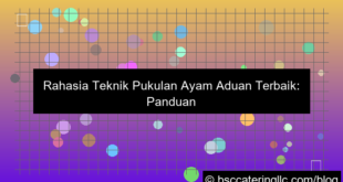 teknik pukulan ayam
