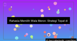 grafik tips memilih wala meron