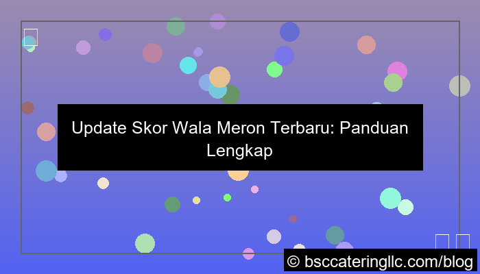 update skor wala meron