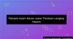 ilustrasi vitamin ayam aduan