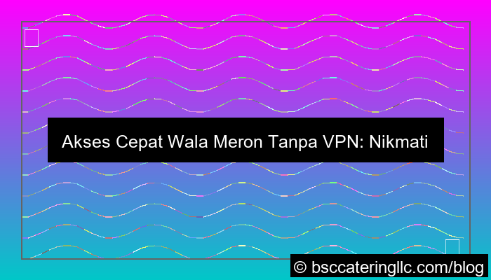 desain wala meron akses cepat tanpa vpn
