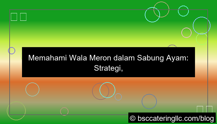 wala meron dalam sabung ayam