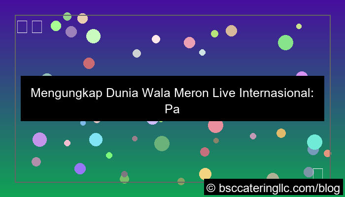 visual wala meron live internasional