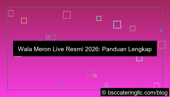wala meron live resmi 2026