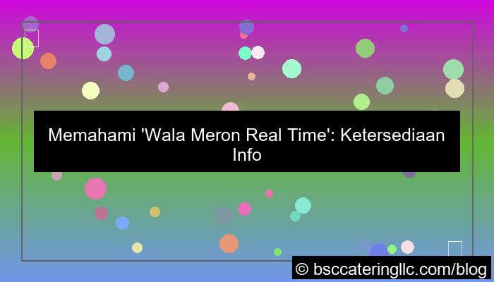 wala meron real time