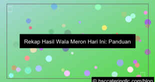 wala meron rekap hasil hari ini