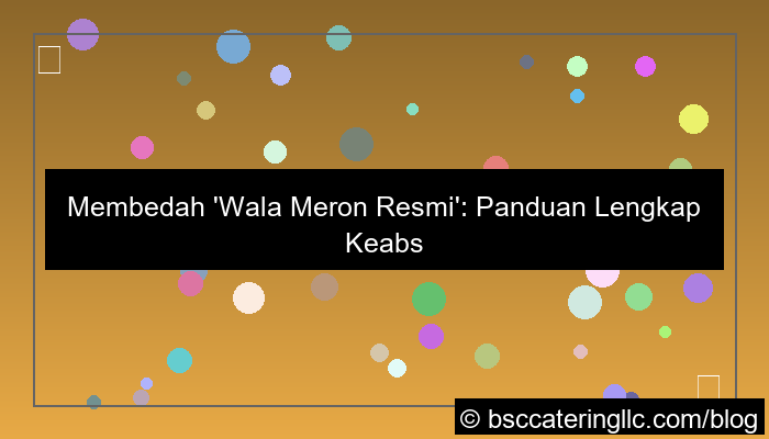 ilustrasi wala meron resmi