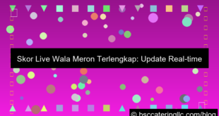 ilustrasi wala meron skor live