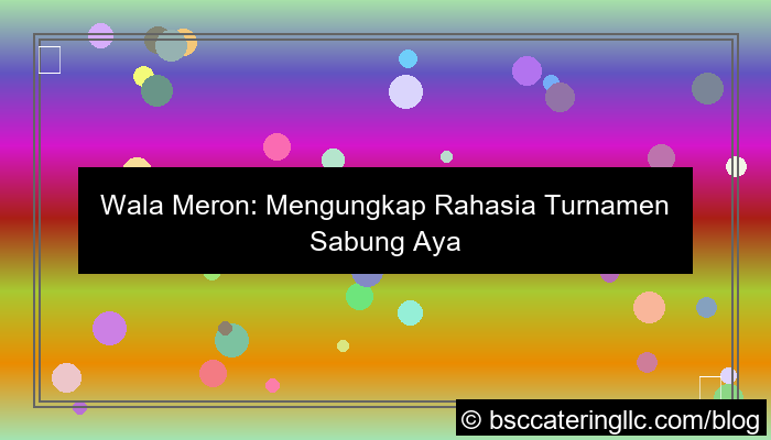 grafik wala meron turnamen terbesar