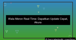 wala meron update cepat real time