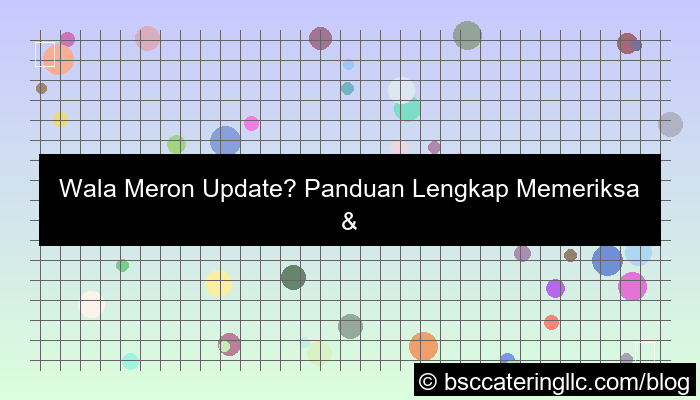 wala meron update