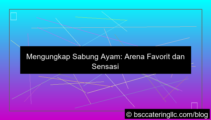gambar sabung ayam arena favorit